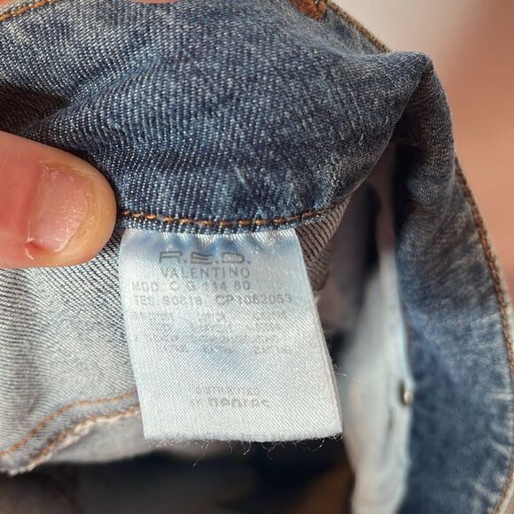 R.E.D. Valentino Jean MIDI Skirt. Size 38. (2) - Picture 9 of 10